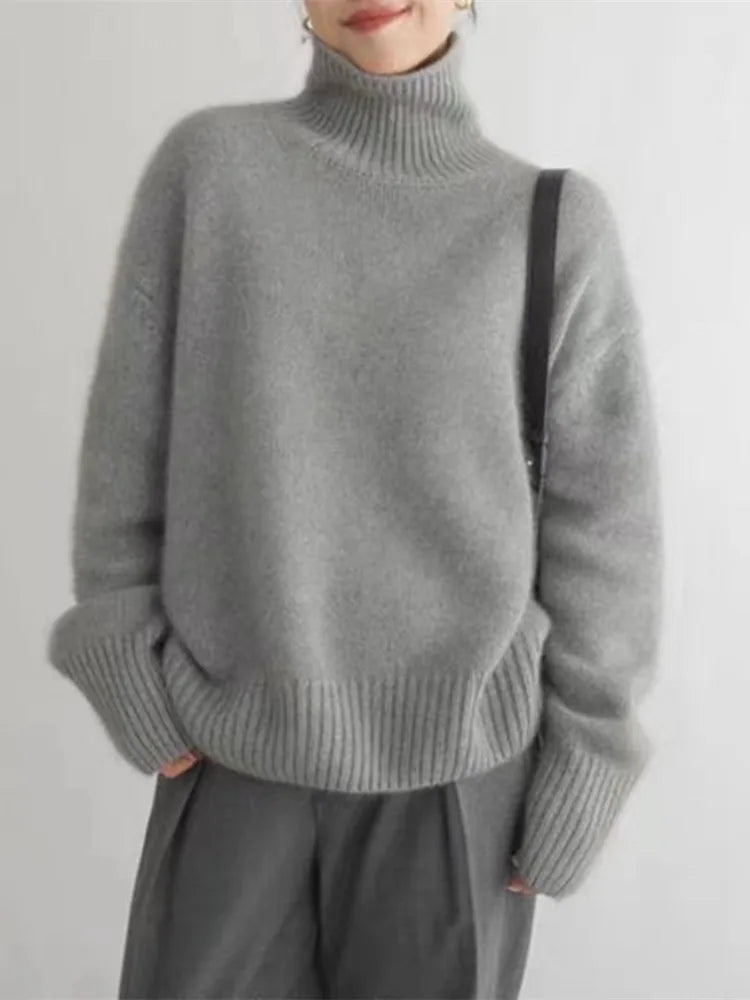 Lindsey | Cozy Oversized Turtleneck Sweater
